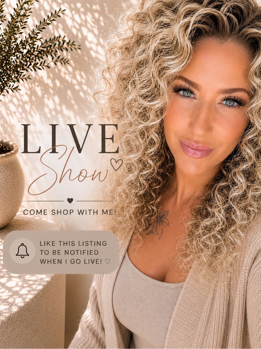 ✨ LIVE SHOW ✨ Like this to be notified when I’m live! 🤍